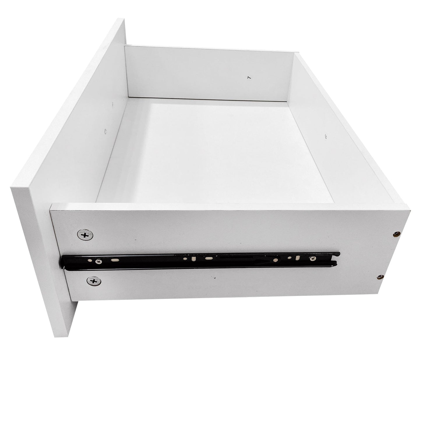 C1 Modular Wall-Mounted Closet System – 2-Drawer Wooden Storage Unit (White)