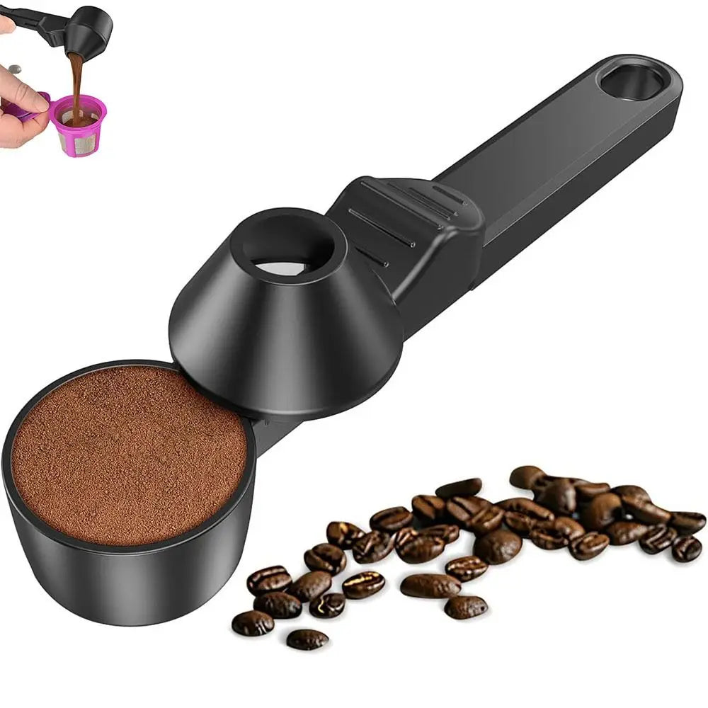 No Spill Coffee Scoop Funnel