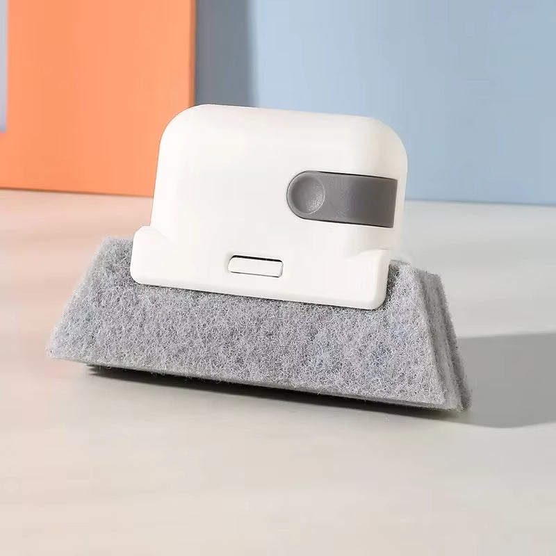 2pcs Cleaning Brush Window Recess Kitchen Door Track Cleaner